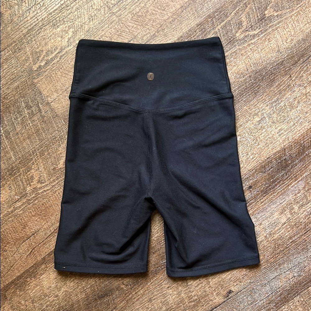 Black Athletic Biker Shorts